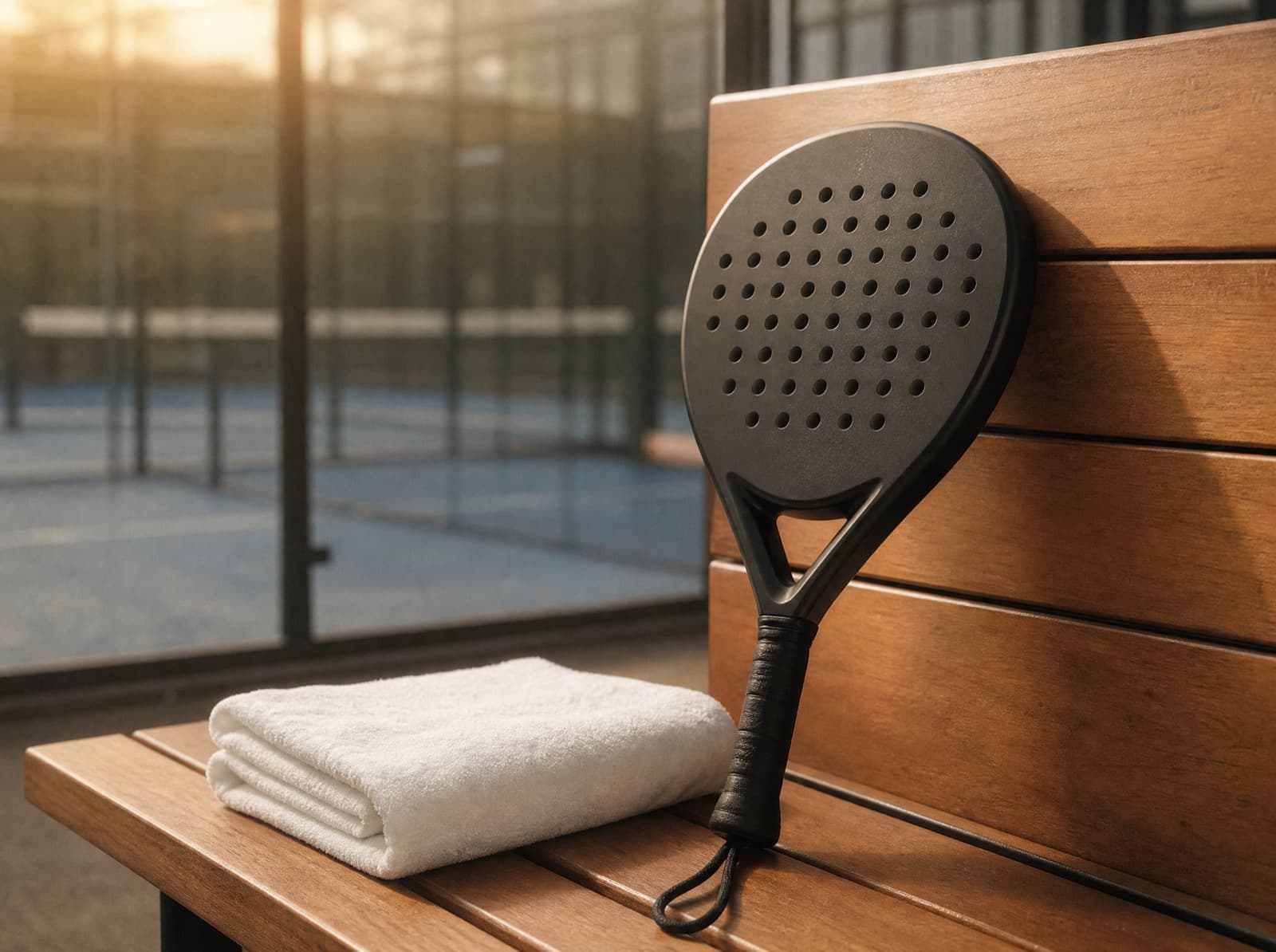 Custom padel racket met clublogo als welkomstcadeau voor nieuwe leden