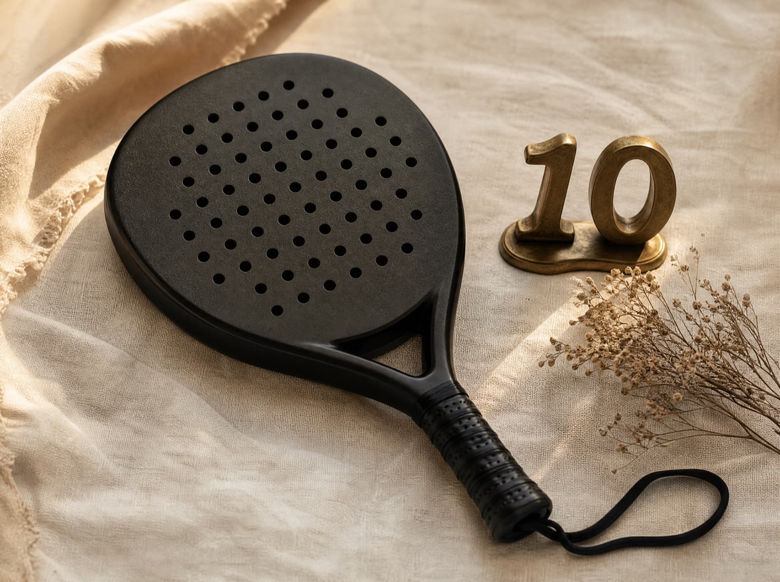Custom padel racket als jubileumcadeau met naam en jaartal